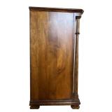 MBR  - Vintage Stanley 7-Drawer Wooden Dresser with Brass Knob Handles