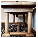 UO - Restoration Laurent HNY Desk and William Sonoma Honey Maple Office Chair