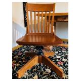 UO - Restoration Laurent HNY Desk and William Sonoma Honey Maple Office Chair