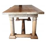 UO - Restoration Laurent HNY Desk and William Sonoma Honey Maple Office Chair