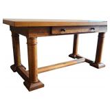 UO - Restoration Laurent HNY Desk and William Sonoma Honey Maple Office Chair