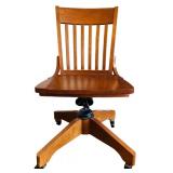 UO - Restoration Laurent HNY Desk and William Sonoma Honey Maple Office Chair