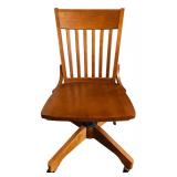 UO - Restoration Laurent HNY Desk and William Sonoma Honey Maple Office Chair