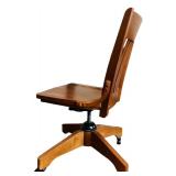 UO - Restoration Laurent HNY Desk and William Sonoma Honey Maple Office Chair
