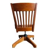 UO - Restoration Laurent HNY Desk and William Sonoma Honey Maple Office Chair