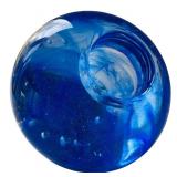 Pair of Kosta Boda Anna Ehrner Blue Moon Candle Holders