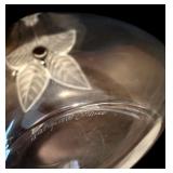 K - Vintage Lalique Osumi Crystal Vase