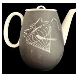 K - Vintage Johann Haviland "Papageno" Teapot / Coffee Pot and Cups Set