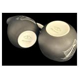 K - Vintage Johann Haviland "Papageno" Teapot / Coffee Pot and Cups Set