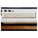 FR - Framed Peter Helck Artwork - Dario Resta at Panama-Pacific Expo 1915