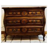 LR - Vintage Gabberts French Style Bombe Commode