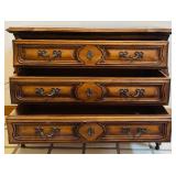 LR - Vintage Gabberts French Style Bombe Commode