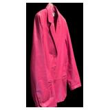 FR - Garfield & Marks Pink Leather Blazer Size 6
