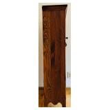 K - Vintage Banks Solid Wood Tall Cabinet with Shelves