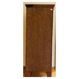 K - Vintage Banks Solid Wood Tall Cabinet with Shelves