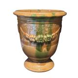 FR - Vintage Temesso Terra-Cotta Vase 12.5 Inch French Floral Urn