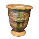 FR - Vintage Temesso Terra-Cotta Vase 12.5 Inch French Floral Urn