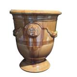 FR - Vintage Temesso Terra-Cotta Vase 12.5 Inch French Floral Urn