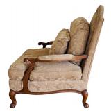 FR - Taylor King Large Vintage Armchair with Spring Down Cushioning