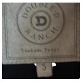 FR - Doubled Ranch Vintage Black Jacket with Embroidered Collar and Cuffs Size 5