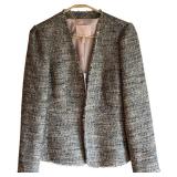 FR - Rebecca Taylor Tweed Peplum Jacket Size 6
