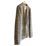 FR - Rebecca Taylor Tweed Peplum Jacket Size 6