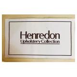 LR - Vintage Henredon Upholstery Collection Floral Stripe Sofa with Pillows