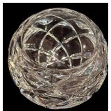 FR - Set of 3 Reidel Vintage Signed Crystal Diamond Cut Candleholders