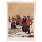 LL - Framed Print "Mixed Foursome 1900" by A.B. Keller