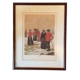 LL - Framed Print "Mixed Foursome 1900" by A.B. Keller