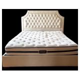 MSB - Beautyrest Vanderbilt King Bed Frame with Tufted Headboard