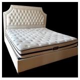 MSB - Beautyrest Vanderbilt King Bed Frame with Tufted Headboard