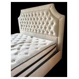 MSB - Beautyrest Vanderbilt King Bed Frame with Tufted Headboard