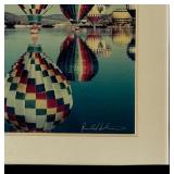 MBR - Framed Hot Air Balloons Photograph Signed by Artist 2