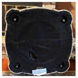 LL - Vintage Pearson Upholstered Ottoman with Floral Pattern