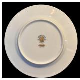 K - Vintage Noritake China Crestmont 30-Piece Dinnerware Set with Silver Trim