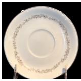 K - Vintage Noritake China Crestmont 30-Piece Dinnerware Set with Silver Trim