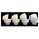 K - Vintage Noritake China Crestmont 30-Piece Dinnerware Set with Silver Trim