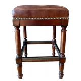 K - Set of 4 Frontgate Raffles Backless Bar And Counter Stools