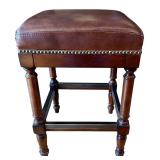 K - Set of 4 Frontgate Raffles Backless Bar And Counter Stools