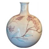 LR - Decorative Ceramic Vase by Pietrasanta and Hand Blown Glass Ornament