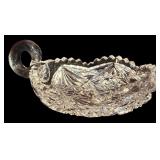 Collection of Vintage Crystal and Glass Dishes, Bowls, and Serving Pieces