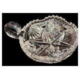 Collection of Vintage Crystal and Glass Dishes, Bowls, and Serving Pieces