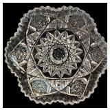 Collection of Vintage Crystal and Glass Dishes, Bowls, and Serving Pieces