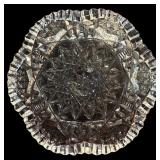 Collection of Vintage Crystal and Glass Dishes, Bowls, and Serving Pieces