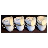 DR - Vintage Grace Concerto Fine China Dinnerware Set with Floral Embossed Pattern