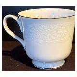 DR - Vintage Grace Concerto Fine China Dinnerware Set with Floral Embossed Pattern