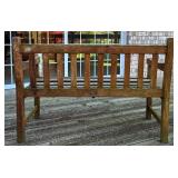 D - Smith & Hawken Wooden Outdoor Bench 47 Inch Vintage