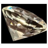 LR - Vintage Glass Stemware Pair and Faceted Pedestal Candleholder Set