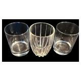 FR - Collection of 13 Glasses Including Champagne Flutes and Tumblers